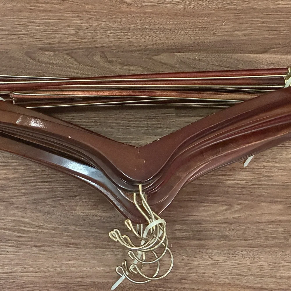 Nordstrom Wooden Suit/Coat Hanger Set x8